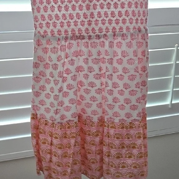 J. Crew Pink and White Midi Dress - Picture 4 of 7